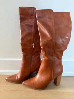 Women's Tall Vegan Leather Boots